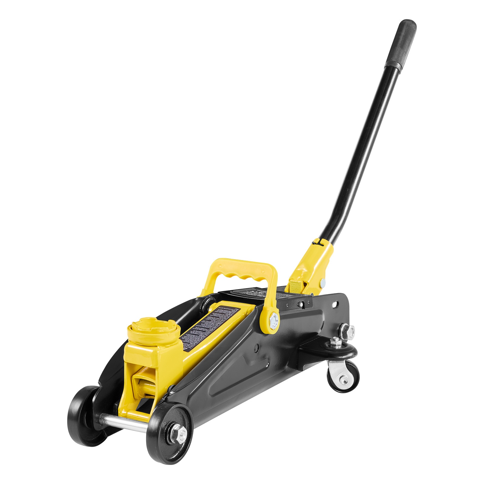 Low Profile Hydraulic Trolley Floor Jack With Support Stands_voghion.com